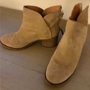 Tan Suede Ankle Boots